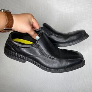 Bostonian |‎ Black Slide On Dress Shoes 9.5